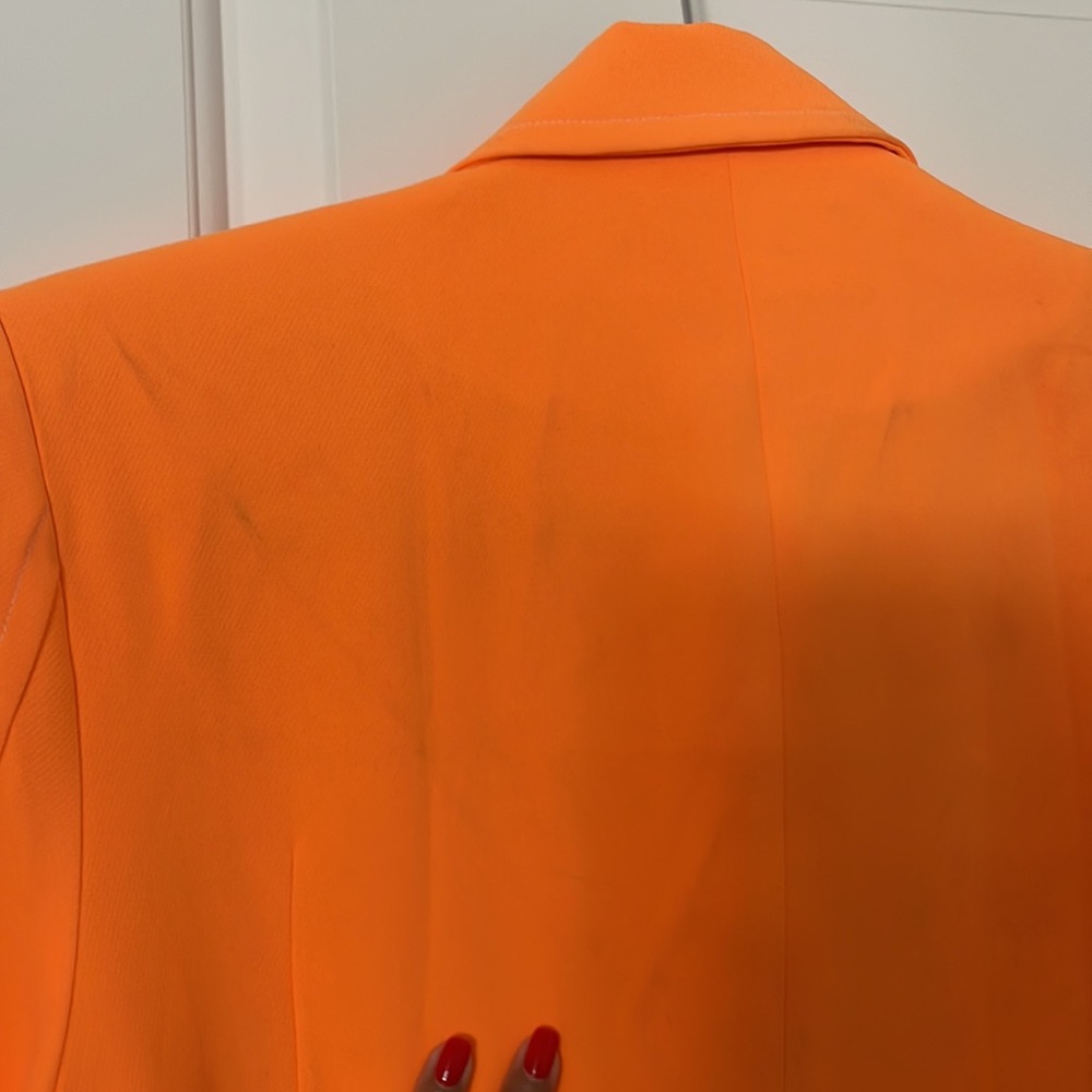 Mistress Rocks Orange Blazer - Picture 5 of 11